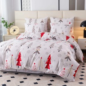 PrzytulneMieszkanie.pl PrzytulneMieszkanie.pl Pościel z mikrofibry JINGLE biała Rozmiar pościeli: 70 x 90 cm | 140 x 220 cm