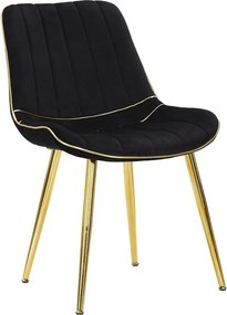 Zestaw 2 Krzeseł VKH381, Czarny, 51x59x79 cm, Kendra Home