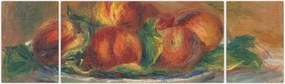 Obraz - Auguste Renoir, Peaches on a  Plate, reprodukcje (170x50 cm)