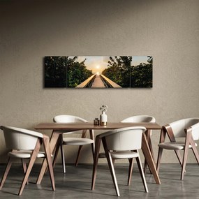 Obraz - droga do słońca (170x50 cm)