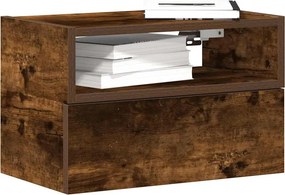 Szafka nocna minimalistyczna przydymiony dąb K0-F94