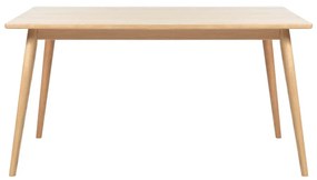 Rozkładany stół z blatem w dekorze dębu w naturalnym kolorze 150x90 cm Barrali – Unique Furniture