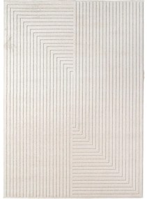 Dywan uniwersalny Nova 3D Geometria kremowy 200 cm x 290 cm