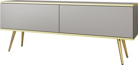 Szafka RTV wisząca VENEZIA 135 cm do Salonu pod Telewizor - Szary