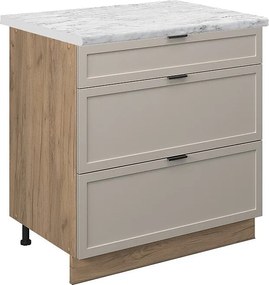 Szafka dolna do kuchni greybeige 80x60x82 fame-line