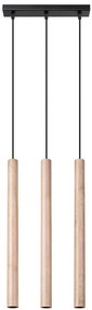 Drewniana lampa wisząca sople nad stół - 4X A380 E9-T98