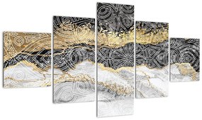 Obraz - Mandala w marmurze (125x70 cm)