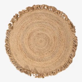 Okrągły Dywan Z Naturalnego Juty Ondes Ø100 Cm - Sklum