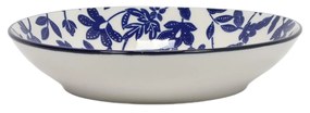 Głęboki talerz do zupy z porcelany MARIA, wzór w kwiaty, Ø 20 cm