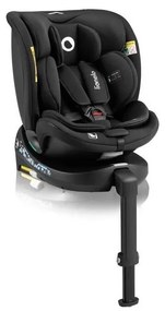 Lionelo - Fotelik obrotowy i-Size 40-150 cm z bazą NAVY czarny