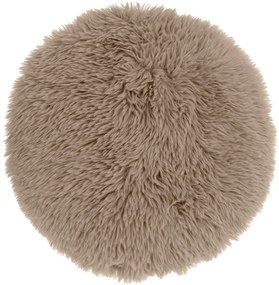 Okrągła poduszka dekoracyjna MATS 40 cm, taupe