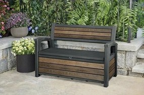 Ławka ogrodowa Keter Deco 227 l, brązowa