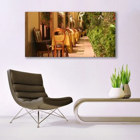 Duży obraz na płótnie Stylowa Kawiarnia Uliczna