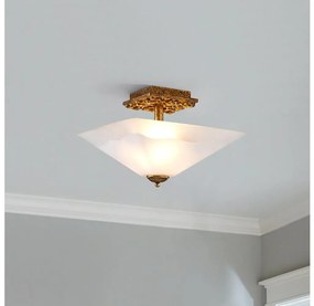 Flambeau STAR-F-S-DG - Lampa sufitowa STAR 2xE27/40W/230V miedziana