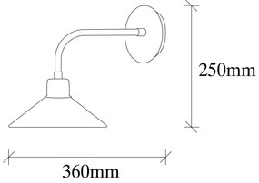Kinkiet w kolorze brązu ø 24 cm Sivani – Opviq lights