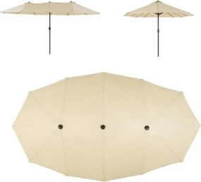Duży parasol XXL 4,65 m - kremowy