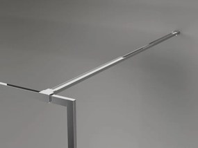 Mexen Kioto-F ścianka prysznicowa Walk-in z ramką 65 x 202 cm, transparent 8 mm, chrom - 800-065-104-01-00