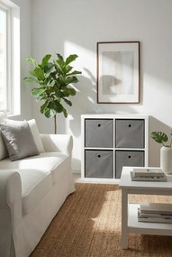 Komplet szary 4 zamykanych pudełek D5-B81