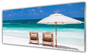 Panel Kuchenny Plaża Parasol Krajobraz
