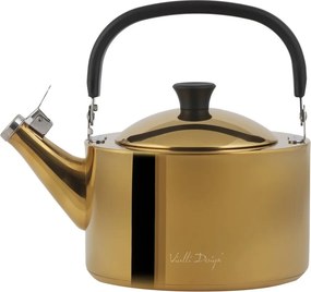 Czajnik ze stali nierdzewnej w kolorze złota z połyskiem 1,5 l Diamante – Vialli Design