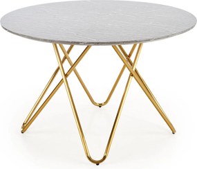 Designerski stół z blatem w kolorze marmuru Bonello