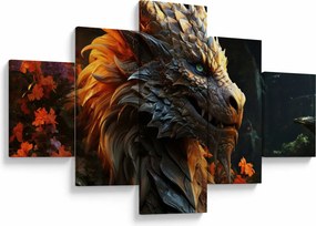 Obraz - Smok (125x70 cm)