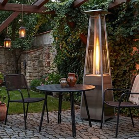 Termiczny promiennik gazowy, 2270 x 520 x 520 mm, stal nierdzewna