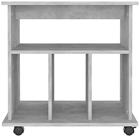 Kontener biurkowy w kolorze szarego betonu G5-F87