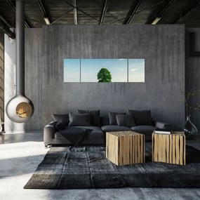 Obraz drzewa na łące (170x50 cm)