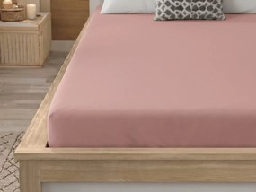 PrzytulneMieszkanie.pl Prześcieradło z mikrofibry MICROVELLE jasnoróżowe 90x200 cm