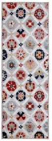 Szary chodnik odpowiedni na zewnątrz 230x80 cm Flora – Flair Rugs