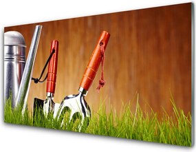 Panel Szklany do Kuchni Rustykalny Ogród i Natura