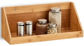 Półka kuchenna BAMBOO na przyprawy, wisząca podstawka bambusowa na drobiazgi - ZELLER