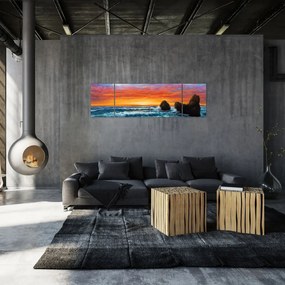Obraz - Zachód słońca (170x50 cm)