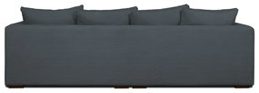 Szara sztruksowa sofa 266 cm Comfy – Scandic