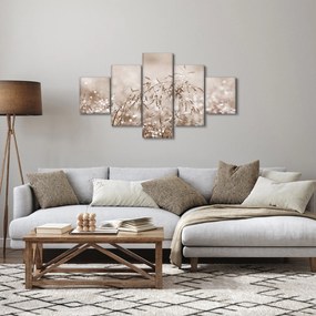 Obraz - Łąka w odcieniach brązu (125x70 cm)