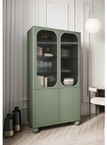 Witryna Sonatia II do salonu 100 cm - oliwka