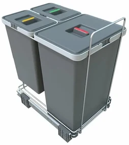Elletipi Wbudowany kosz na śmieci ECOFIL, 24 + 8 +8 l