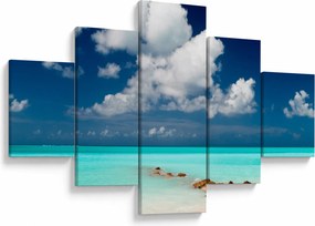 Obraz - Tropikalna plaża (125x70 cm)
