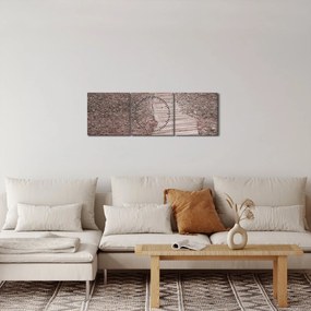 Obraz - Plaża żwirowa (z zegarem) (90x30 cm)
