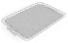 Biała plastikowa pokrywa do pojemnika 57x39x3 cm Albris – Rotho
