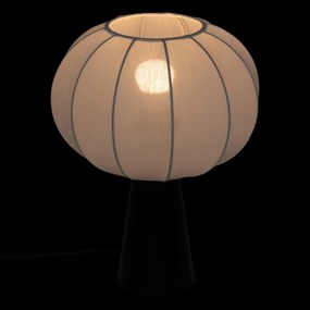 Lampka nocna TOBIE z bawełnianym abażurem, Ø 25 cm