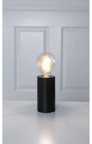 Czarna podstawa lampy 15 cm Tub – Star Trading