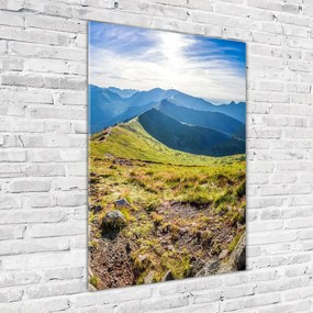 Fotoobraz szklany na ścianę do salonu Tatry