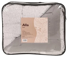 Koc Alla jasnoszary, 150 x 200 cm