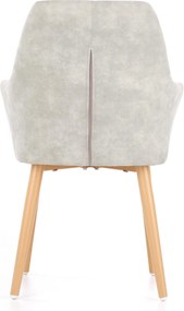 Pikowane krzesło z ekoskóry K-287