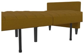 Żółta rozkładana sofa 86 cm Celine – Støraa