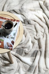 Koc pluszowy SCOTLAND w kratę, 130 x 160 cm