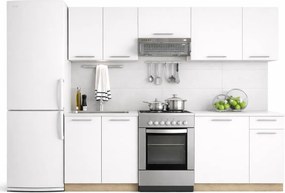 Zestaw mebli kuchennych - biały + dąb sonoma W3-K83