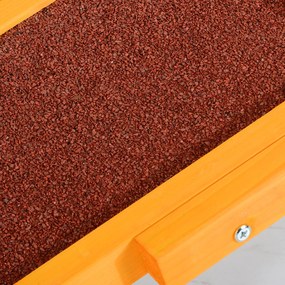 PawHut Huśtawka zręcznościowa dla psa Drewniana równoważnia do agility 180x30x30cm Naturalne drewno | Aosom PL